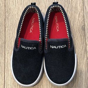 NAUTICA Denim Unisex Toddler -Akeley Boat Shoes